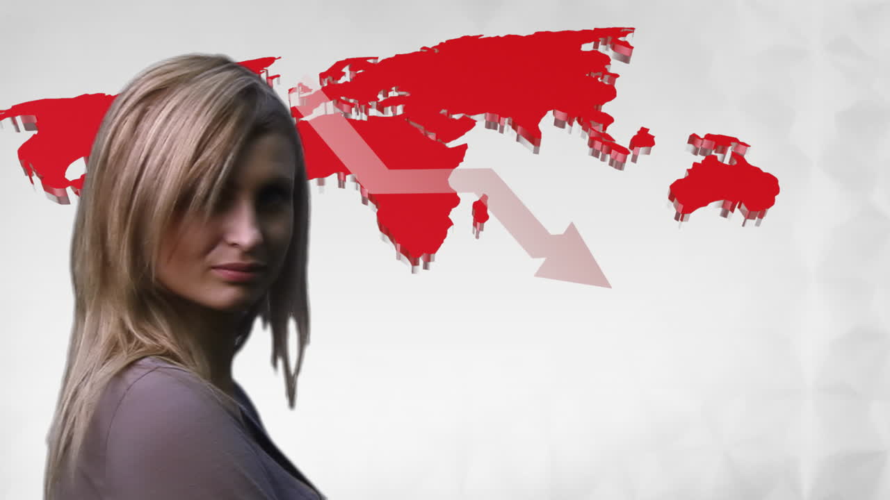 그래프를 보는 사업가