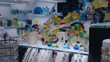 venetian glass menagerie: vivid and delicate