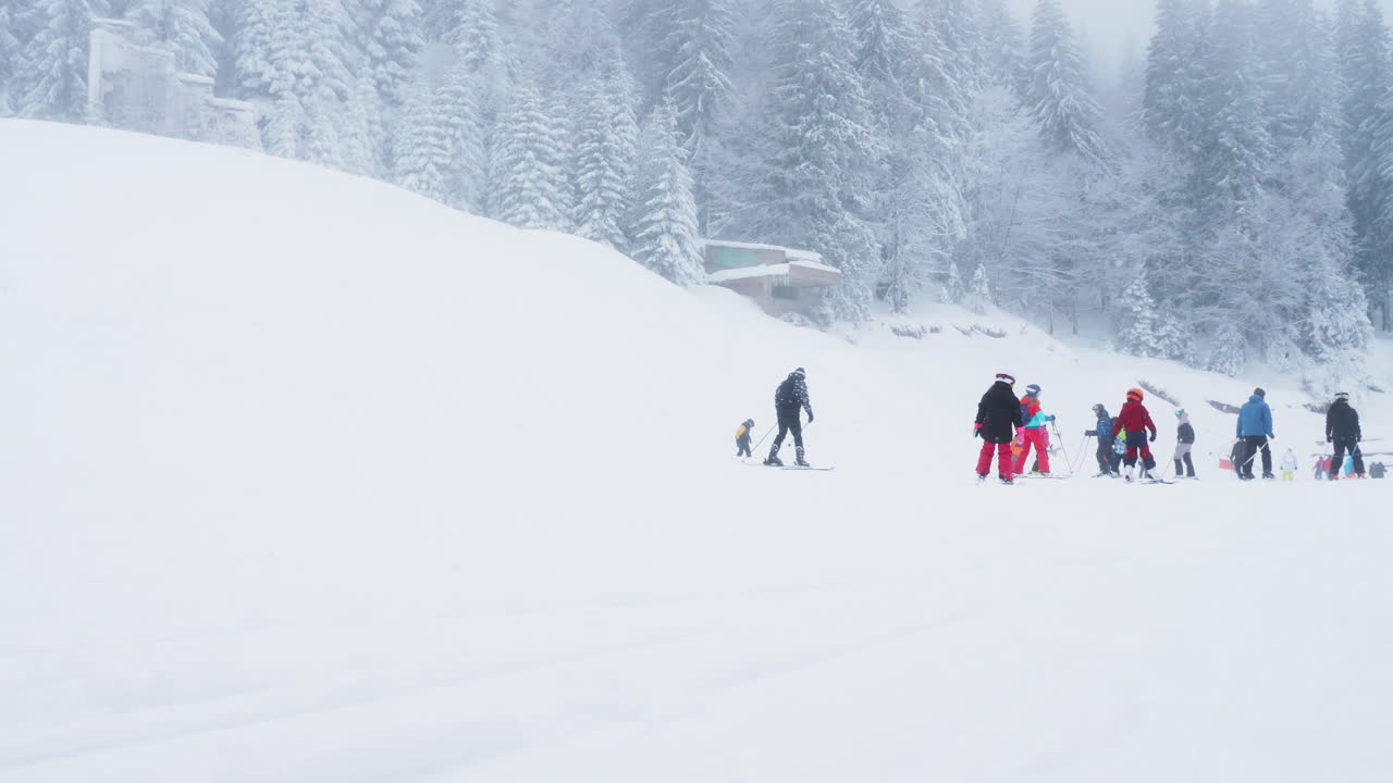 Skiing in the Snowy Mountains