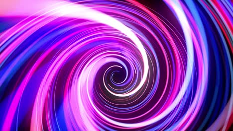 light flow bg in 4k. abstract looped background with light trails, stream of red blue neon lines in space move to form looped spiral shapes. modern trendy motion design background. light effect,