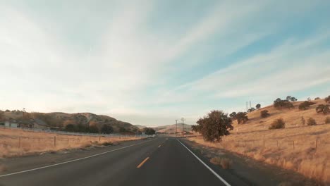 sunny motion lapse and time compression on a drive in the country