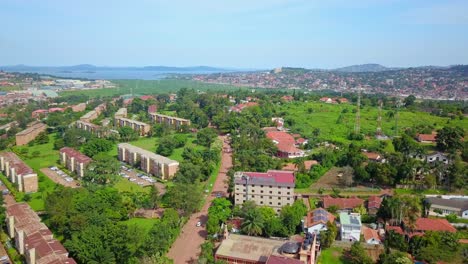 Ciudad-Residencial-De-Luthuli-Rise-Cerca-De-Bugoloobi-Flats-En-El-Distrito-De-Kampala,-Región-Central,-Uganda