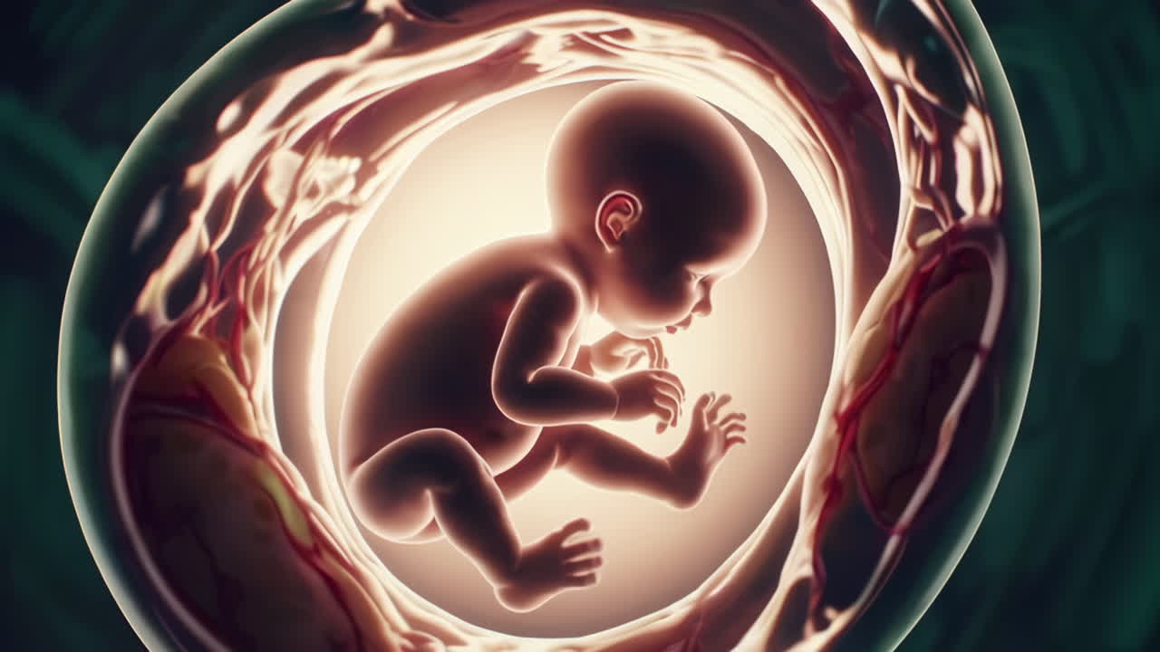 feto en el saco uterino