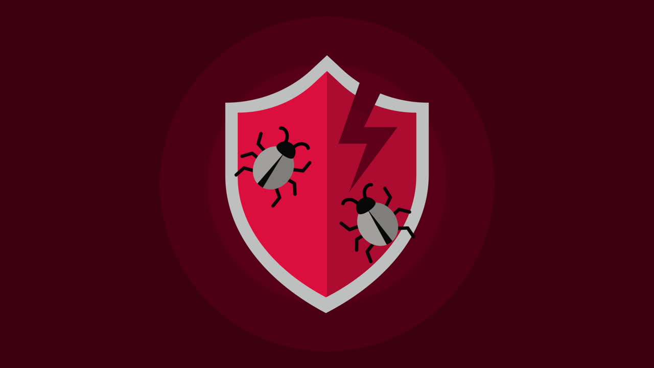 animación de guardia de tecnología de seguridad cibernética