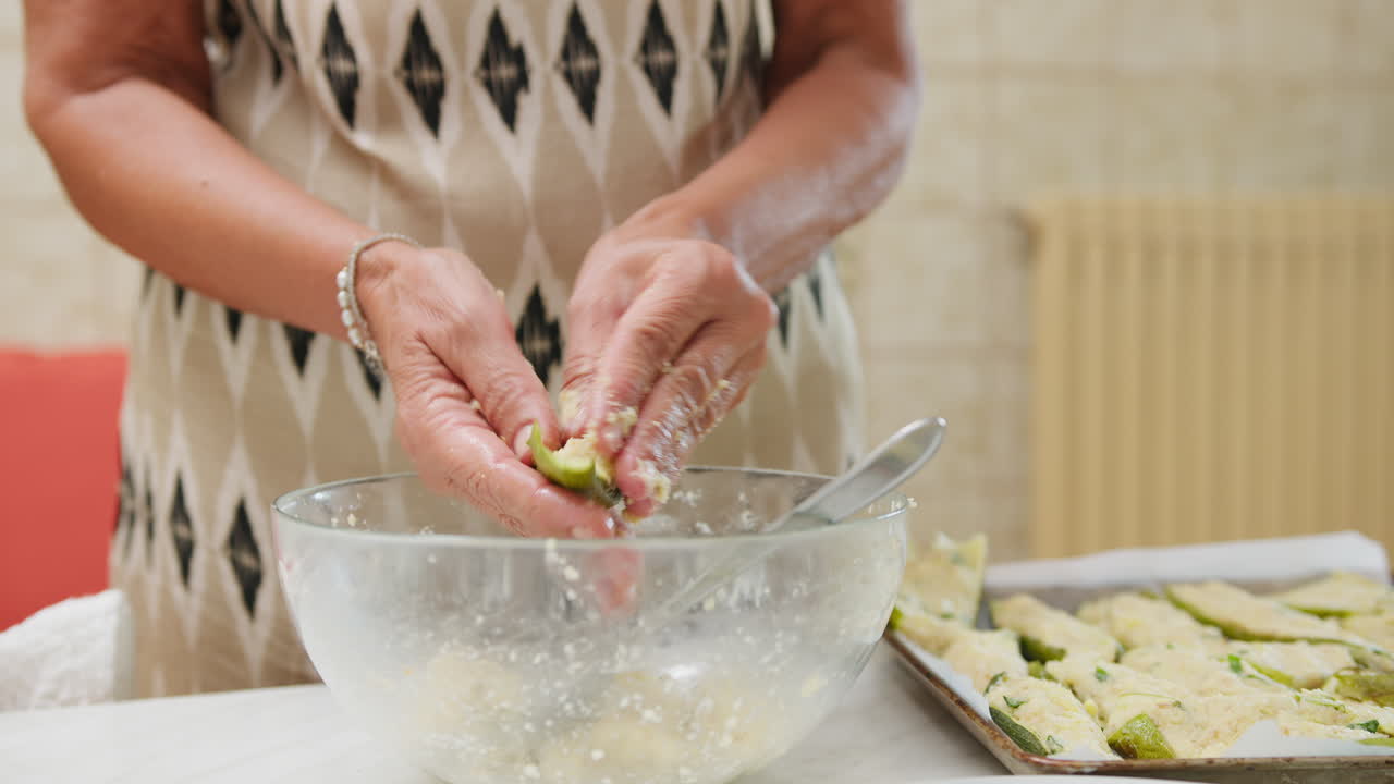 Stuffed courgettes, homemade Sicilian food
