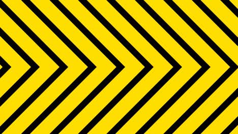 yellow and black visual background shaped arrow moving sideways
