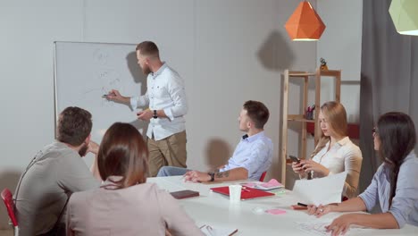 reunión del equipo de negocios