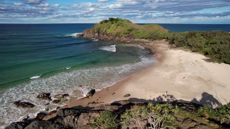 Cabarita Beach And Norries Headland In NSW, Australia - Drone Shot