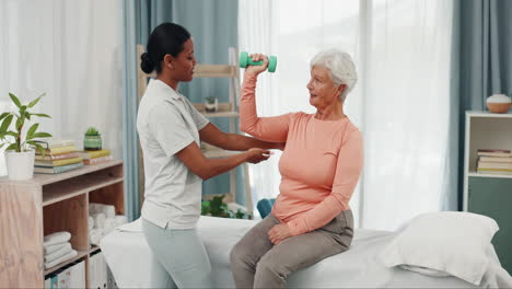 senior woman, physiotherapy