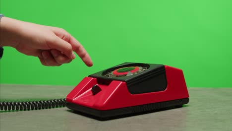 retro vintage phone, a yellow rotary telephone is displayed on a wooden desk, adding a nostalgic touch