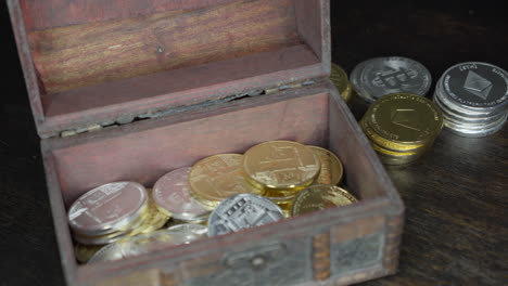 gold and silver coins bitcoin