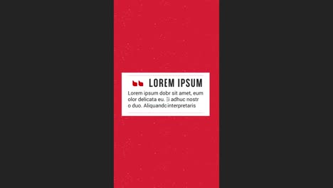 red and black vertical graphic design