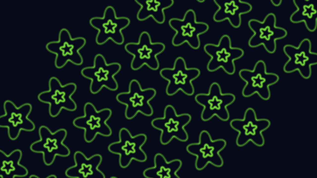красочный градиентный рисунок звезд с неоновым эффектом 6