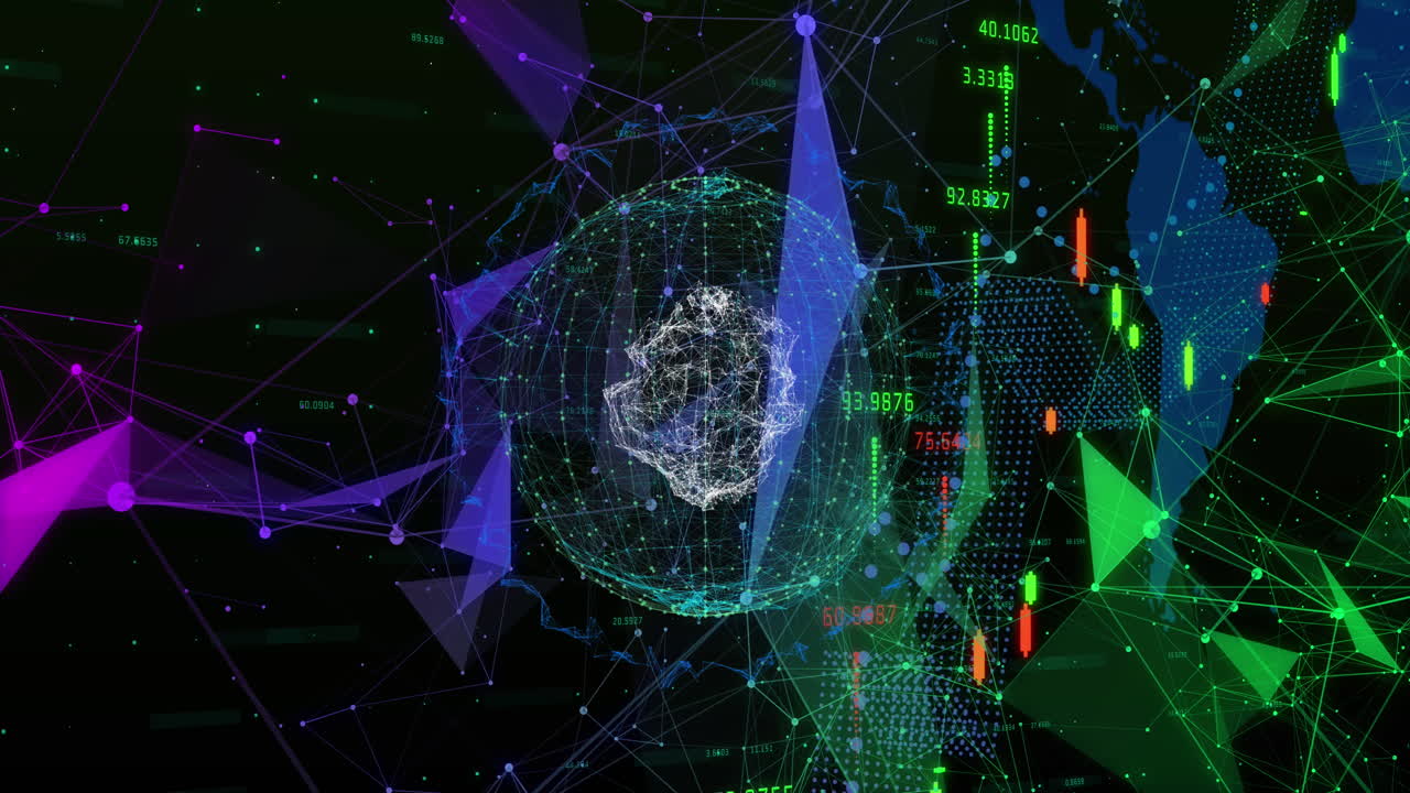 Financial data processing against plexus networks