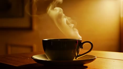 warm cup of coffee