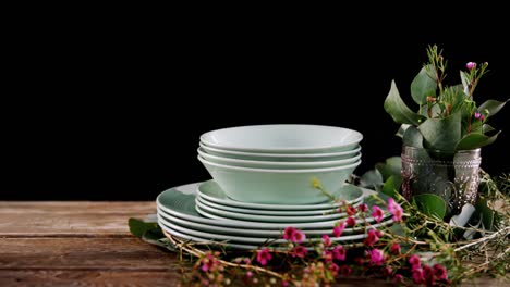 various cutlery on wooden table 4k