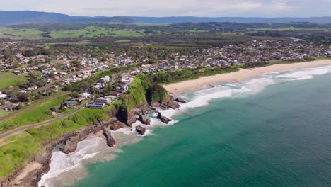 Rocas-De-La-Catedral,-Kiama-Downs,-Nueva-Gales-Del-Sur,-Australia