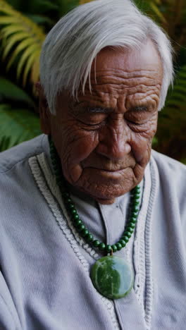 portrait of a native elder
