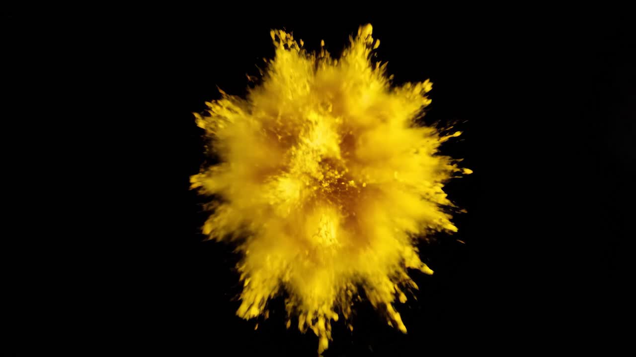 Yellow Powder Explosion