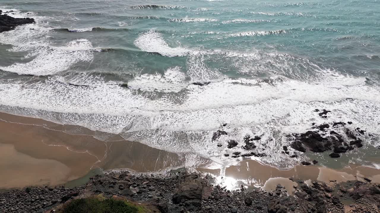 imagen aérea de la costa de vung tau.