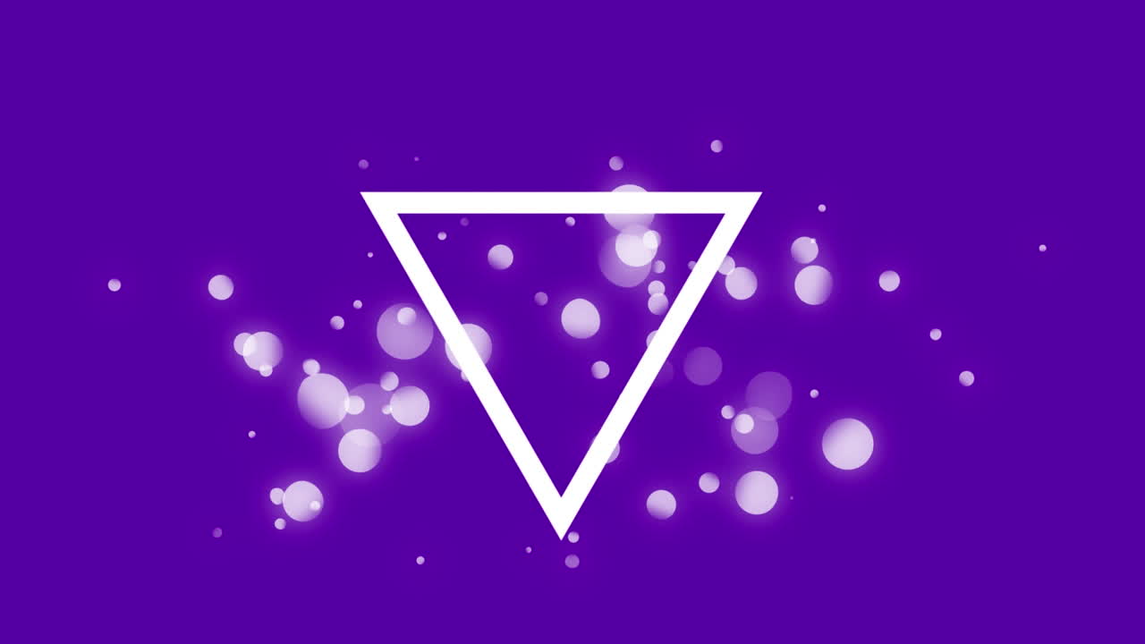 변화하는 색상의 배경에서 움직이는  ⁇  반점 위에 변화하는  ⁇ 색 선 모양의 애니메이션