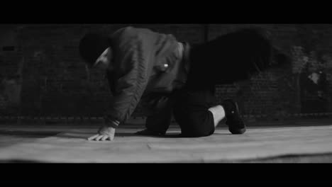 street dance performance at night