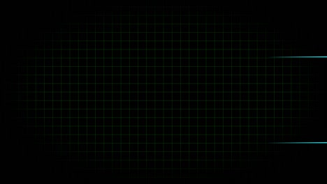 electrocardiograma osciloscopio forma de onda animación gráficos de movimiento