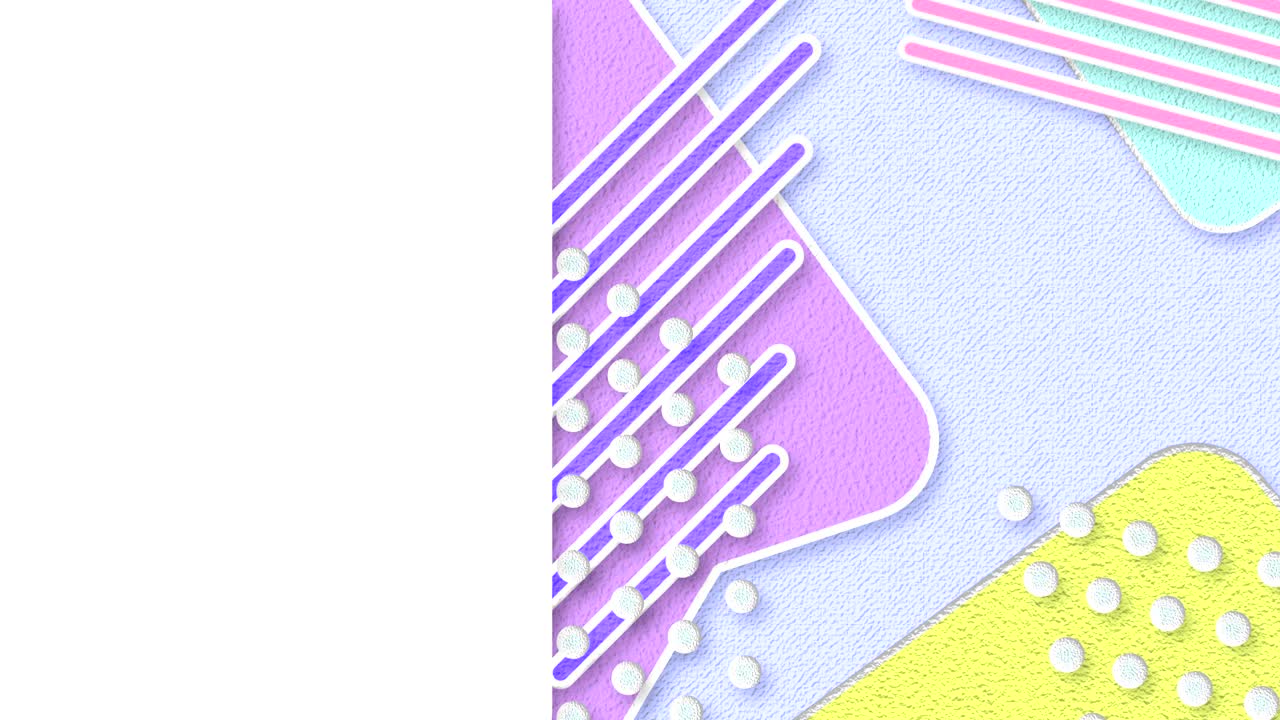 fondo animado abstracto con elementos y formas geométricas gráficas.