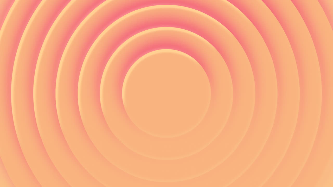 fondo de círculos concéntricos naranjas abstractos