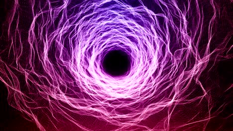 organic biotechnology abstract seamless, loopable pink - purple tunnel 4k sci-fi motion background, tech, space, symbiotic concept