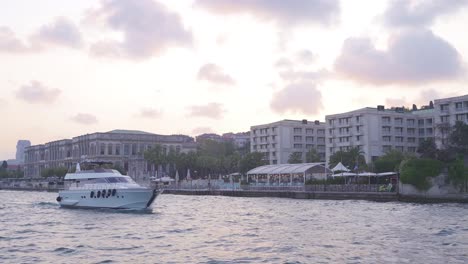 boat in the bosphorus.