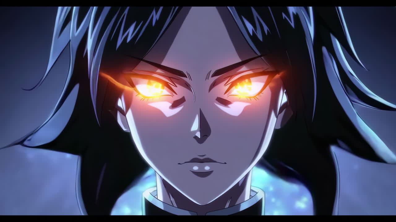 Angry Anime Character Portrait