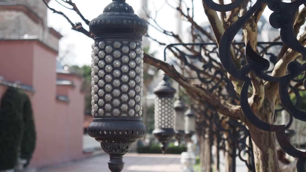 이스탄불의 장식 랜턴