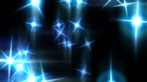 un destello de estrellas en la noche santa [bucle]