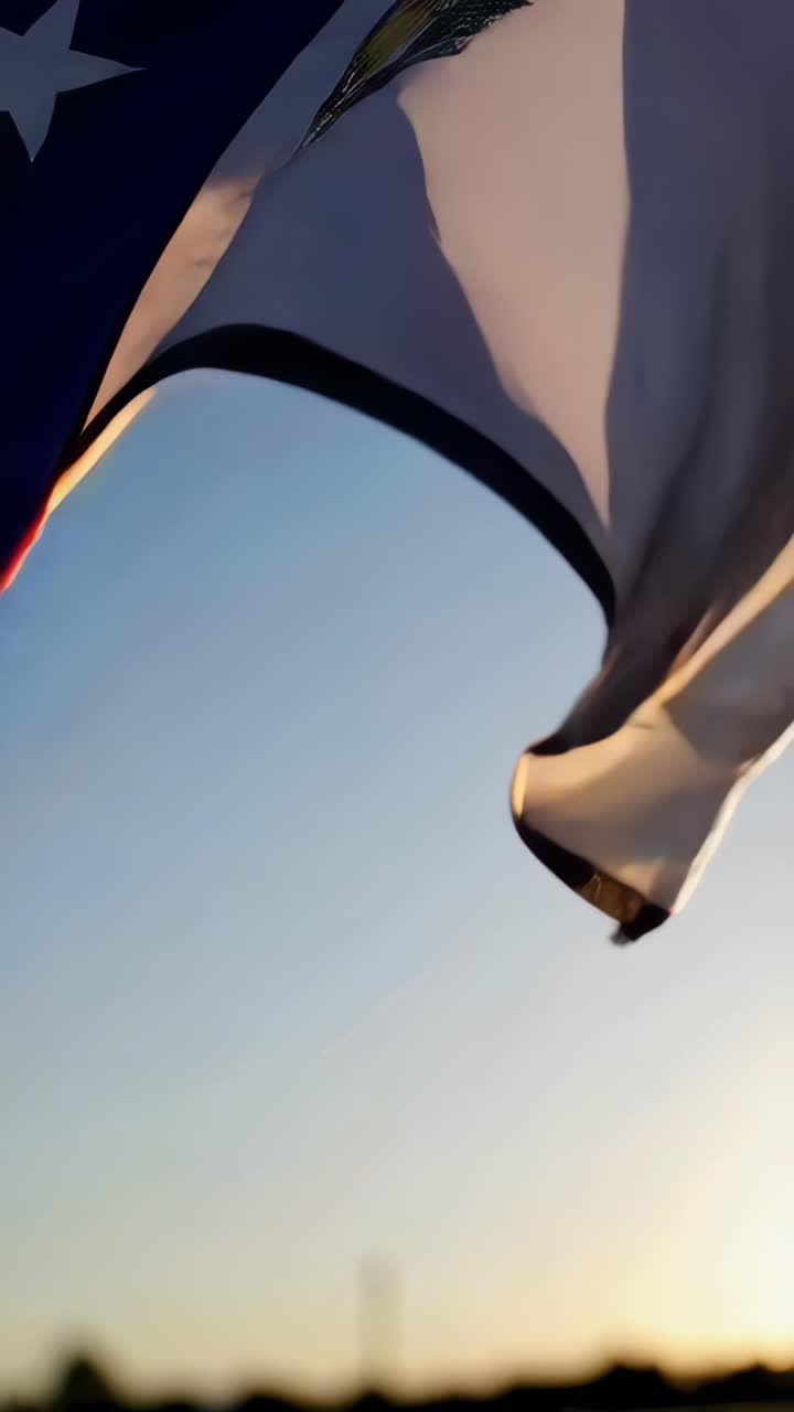 Bandera Ecuatoriana al Atardecer