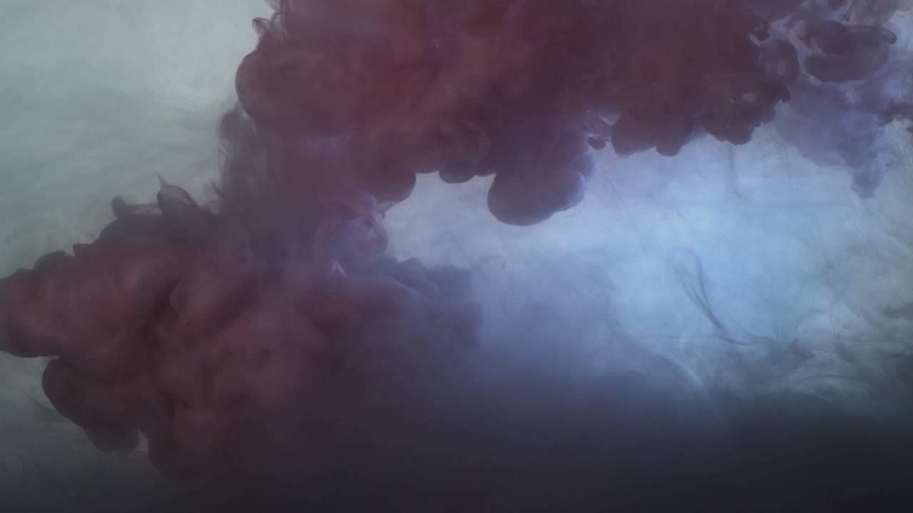 추상적인 잉크 혼합