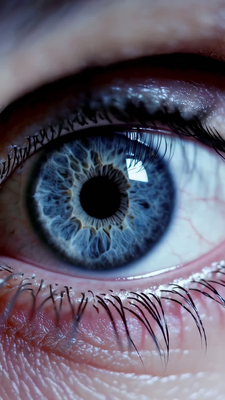 primer plano de un ojo humano