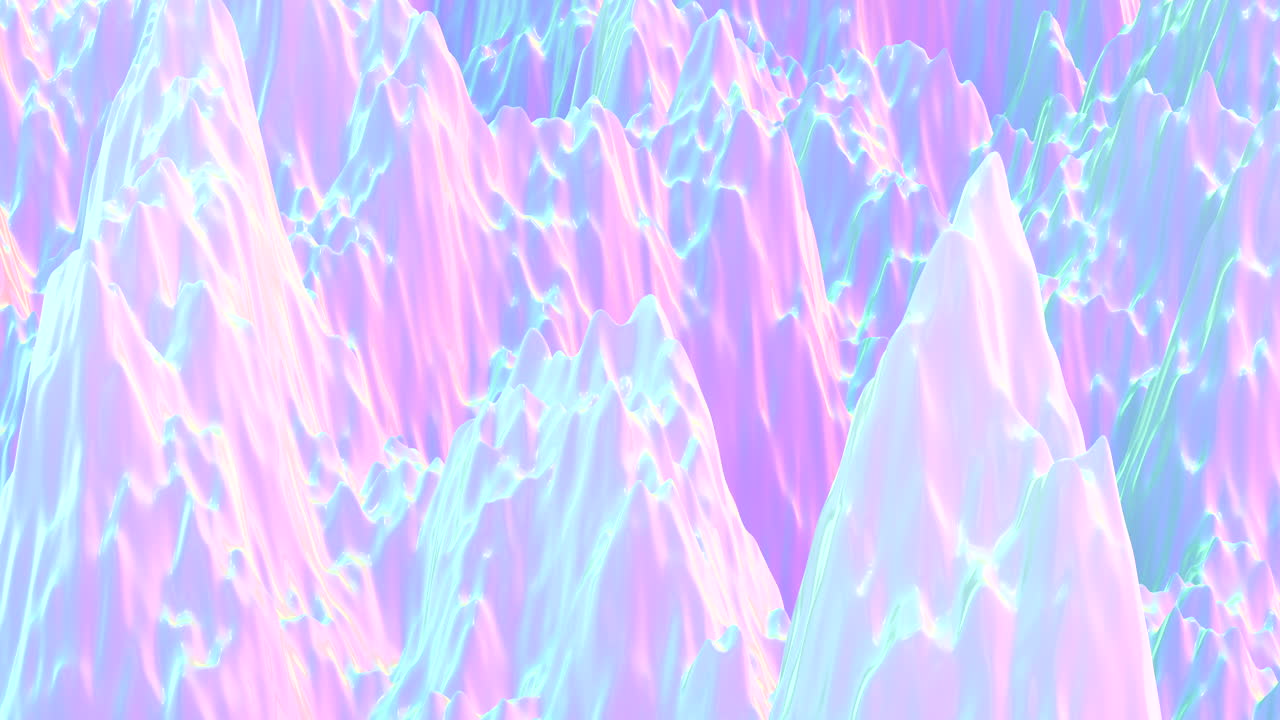 판타지 레인보우 파동 패턴 그래디엔트