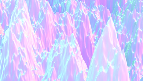 Fantasy rainbow waves pattern on gradient