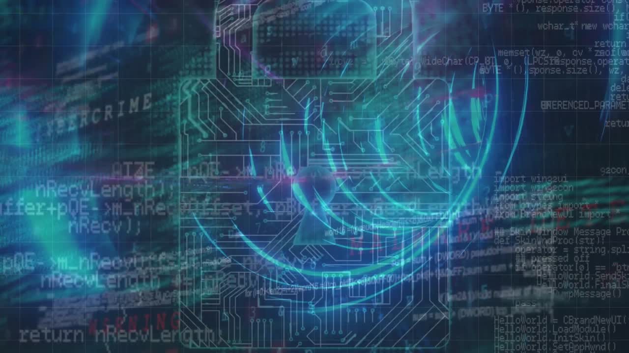 Animation of data processing over files and tunnel