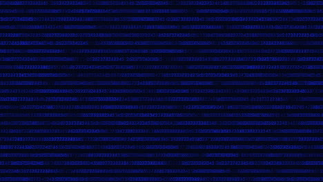 Matrix binary code from numbers in dark space