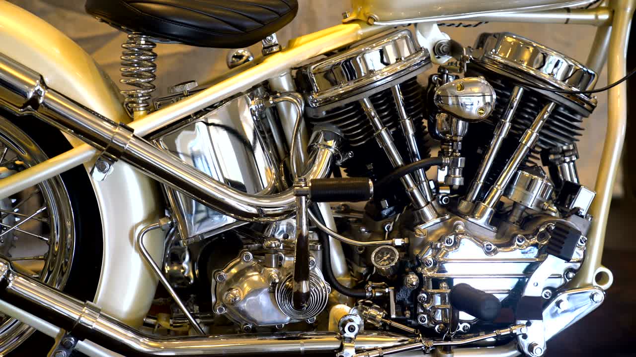 motocicleta de época estilo de época