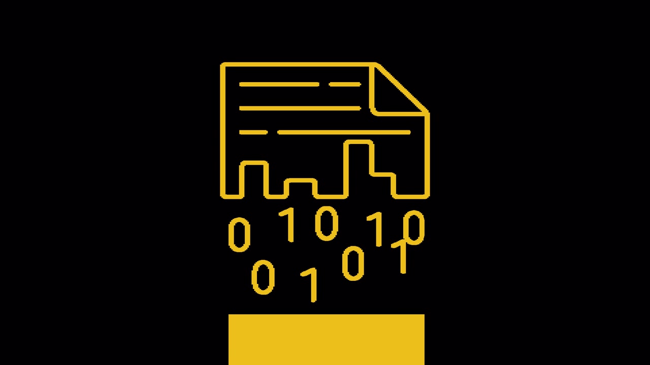 Abstract Animation of Digital Data Processing and Storage