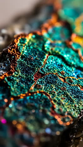 abstract glowing mineral texture