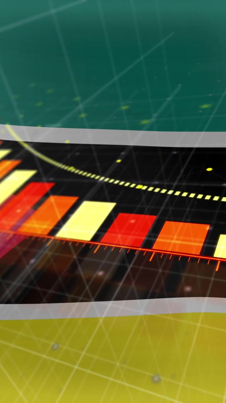 Animación de procesamiento de datos sobre la bandera de Mozambique