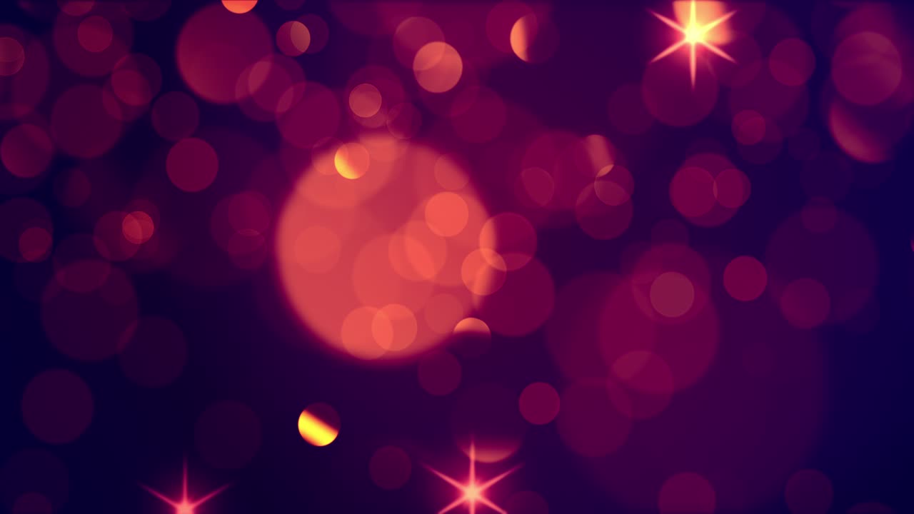 luces en movimiento, reflejos desenfocados fondo bokeh en bucle