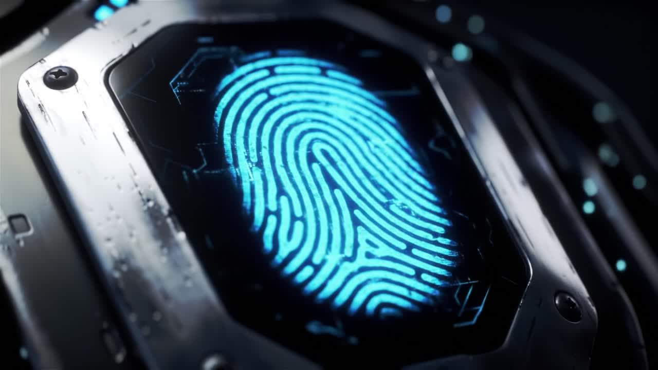 Exploring the High-Tech World of Digital Fingerprints: A Close-Up on Intricate Patterns and Future Applications in Biometric Security and Identification Technologies
