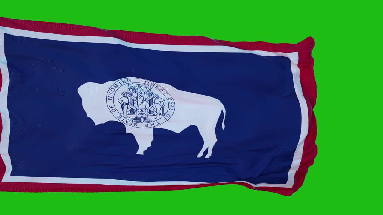 초록색 화면에서 와이오밍의 발: 녹색 화면을 사용하여 자신의 배경에 완벽한 3d 렌더링