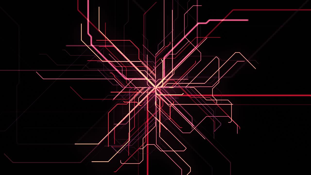 líneas de circuitos abstractos