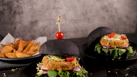 hamburguesas de verduras a la parrilla